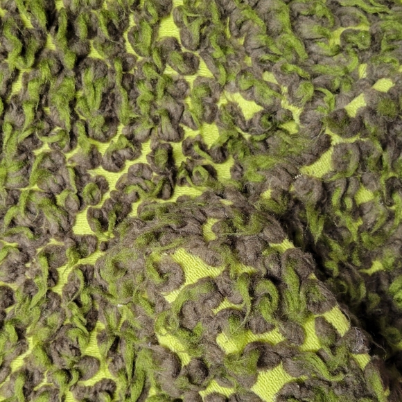 Maralyce Ferree Shag Style Button Front Jacket Size Small Made in USA - Picture 3 of 7